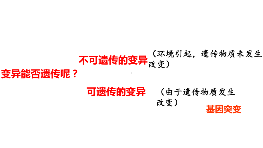 5.1基因突变和基因重组ppt课件2-2023新人教版(2019）《高中生物》必修第二册.pptx_第3页