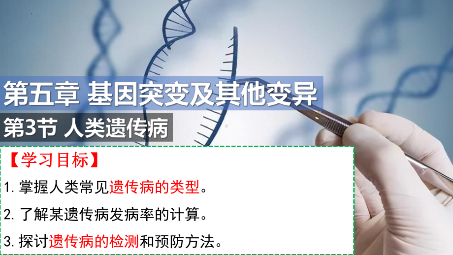 5.3 人类遗传病ppt课件2-2023新人教版(2019）《高中生物》必修第二册.pptx_第1页