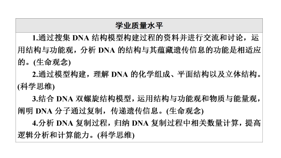 第6单元 第17课　DNA的结构、复制和基因的本质 ppt课件一轮复习-2023新人教版(2019）《高中生物》必修第二册.ppt_第3页