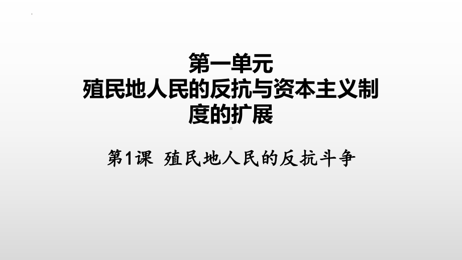 1.1 殖民地人民的反抗斗争 ppt课件(同名3)-(同名部）统编版九年级下册《历史》.pptx_第2页