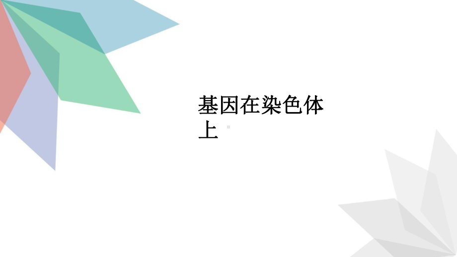 2.2基因在染色体上说课ppt课件-2023新人教版(2019）《高中生物》必修第二册.pptx_第1页