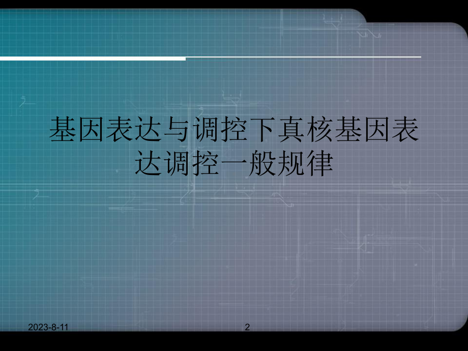 基因表达与调控下真核基因表达调控一般规律优选专选课件.ppt_第2页