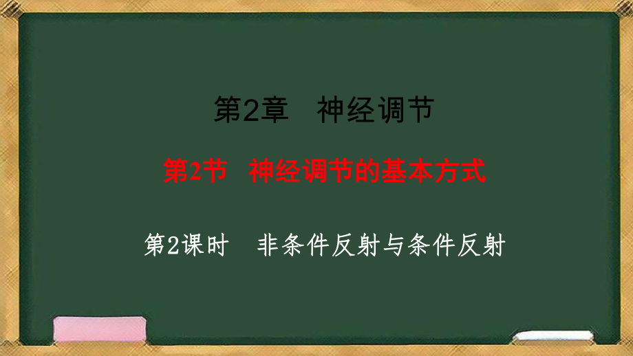 2.2神经调节的基本方式第2课时 非条件反射与条件反射ppt课件-2023新人教版(2019）《高中生物》选择性必修第一册.pptx_第2页