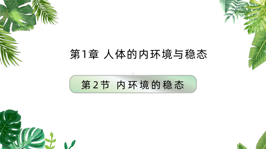 1.2内环境的稳态ppt课件(同名8)-2023新人教版(2019）《高中生物》选择性必修第一册.pptx_第1页