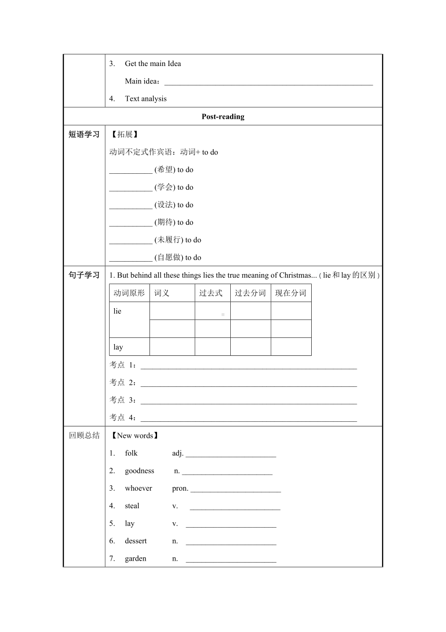 初中英语九年级全册-Unit 2 第2课时 Section A (3a-3c)（导学案）.docx_第3页