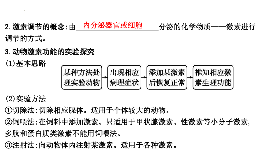 一轮复习ppt课件：体液调节及与神经调节的关系-2023新人教版(2019）《高中生物》选择性必修第一册.pptx_第3页