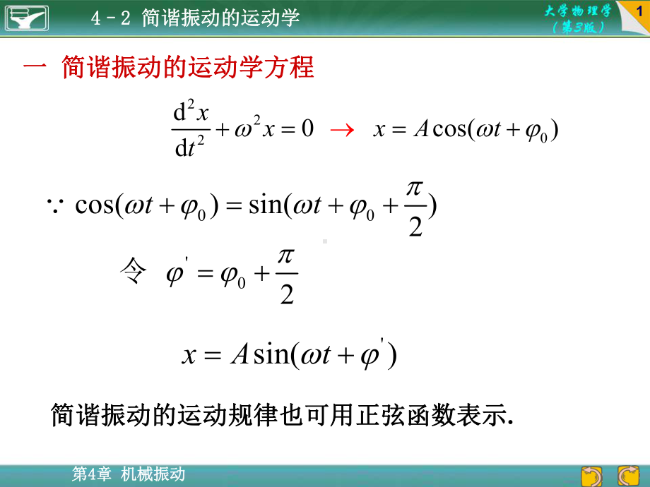 02简谐振动的运动学课件.pptx_第1页