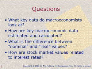 theMacroeconomy宏观经济学加州大学詹姆斯·布讲义课件.ppt