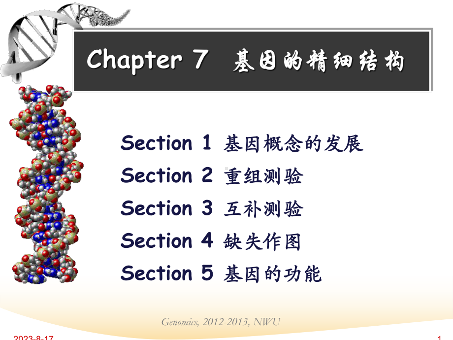 chapter基因的精细结构课件.ppt_第1页