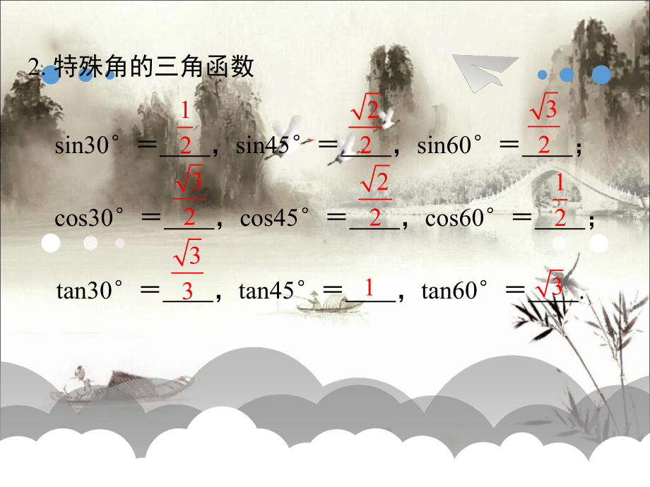 人教版九年级下册数学人教版九年级下册数学第二十八章小结与复习课件.ppt_第3页