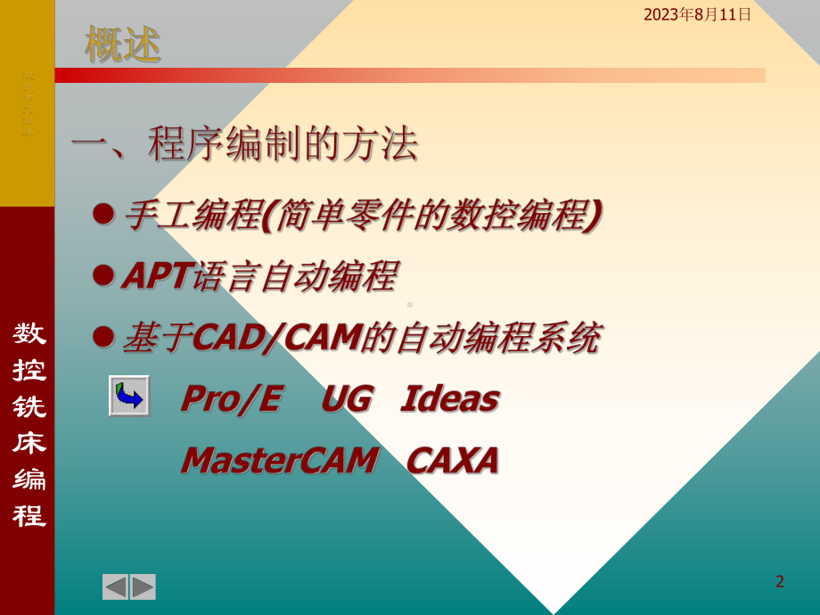 数控铣削程序编制资料课件.ppt_第2页