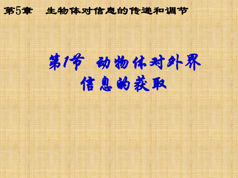 沪科版生命科学高二上5-1《动物体对外界信息的获取》课件7.ppt_第2页