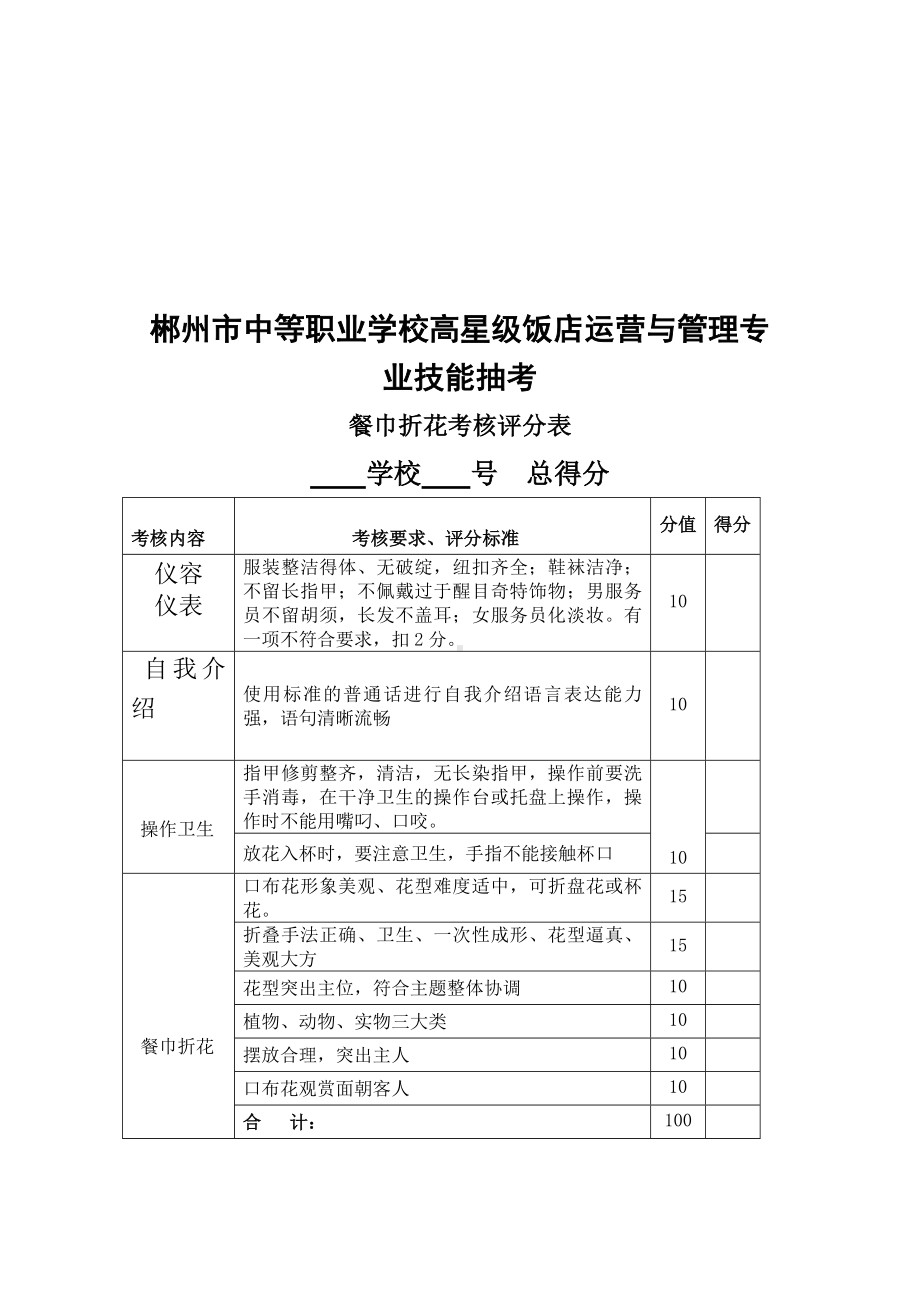 高星级饭店运营与管理专业试题餐饮服务（B卷）.docx_第3页