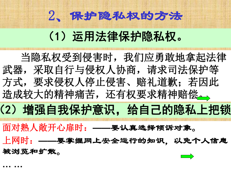 粤教版思品八下《保护个人隐私》(第2课时)课件.ppt_第2页