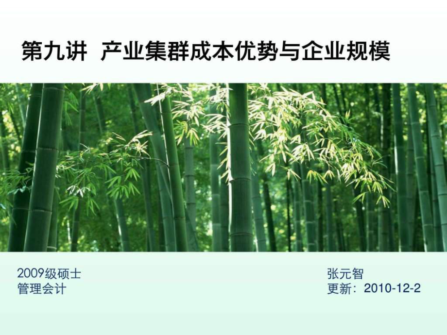 产业集群及企业规模课件.ppt_第1页