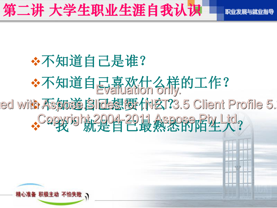 大学生职生业涯自我认识课件.ppt_第2页