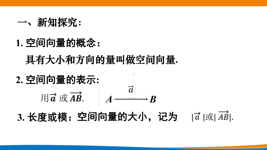 新人教A版高中数学选择性必修一《1.1.1空间向量及其线性运算（第1课时）》课件.pptx_第3页