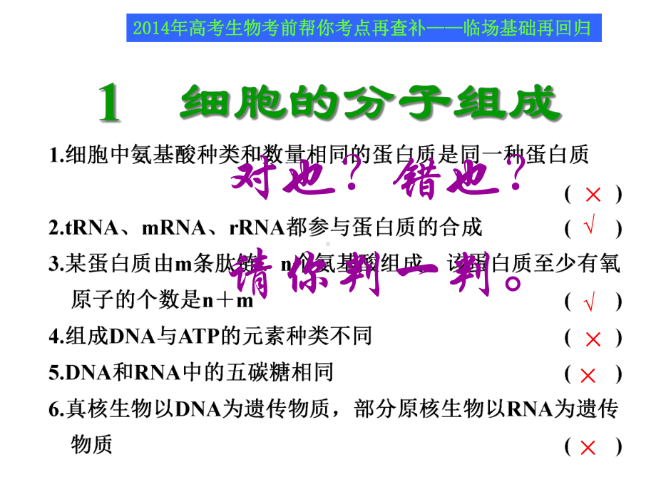 高考生物考前帮你考点再查补临场基础再回归课件.pptx_第3页