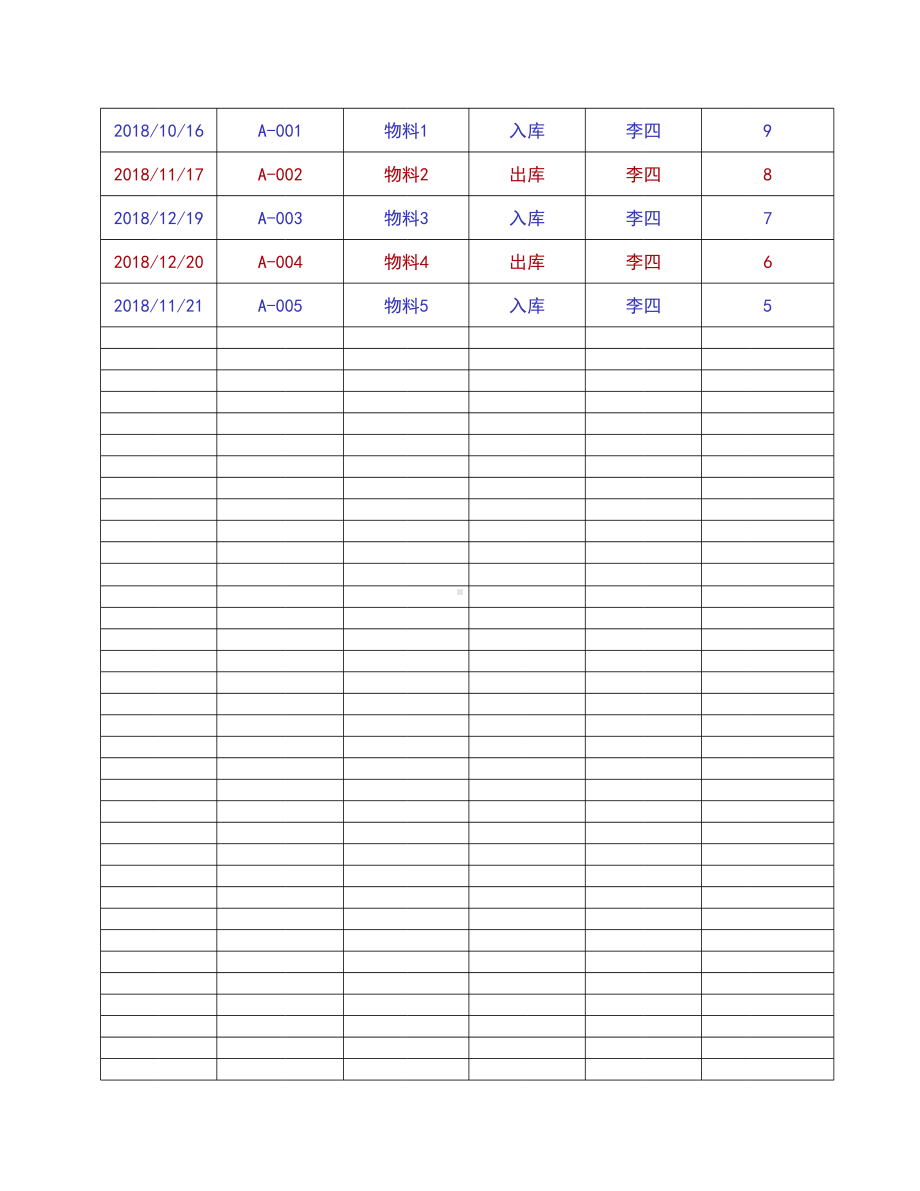 出入库明细表（实时库存、可查询).xlsx_第2页