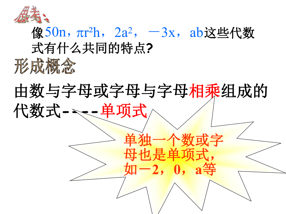 浙教版七年级数学上册整式教学课件.ppt_第3页