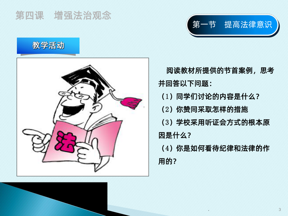 第四课增强法制观念第一节提高法律意识课件-参考.pptx_第3页