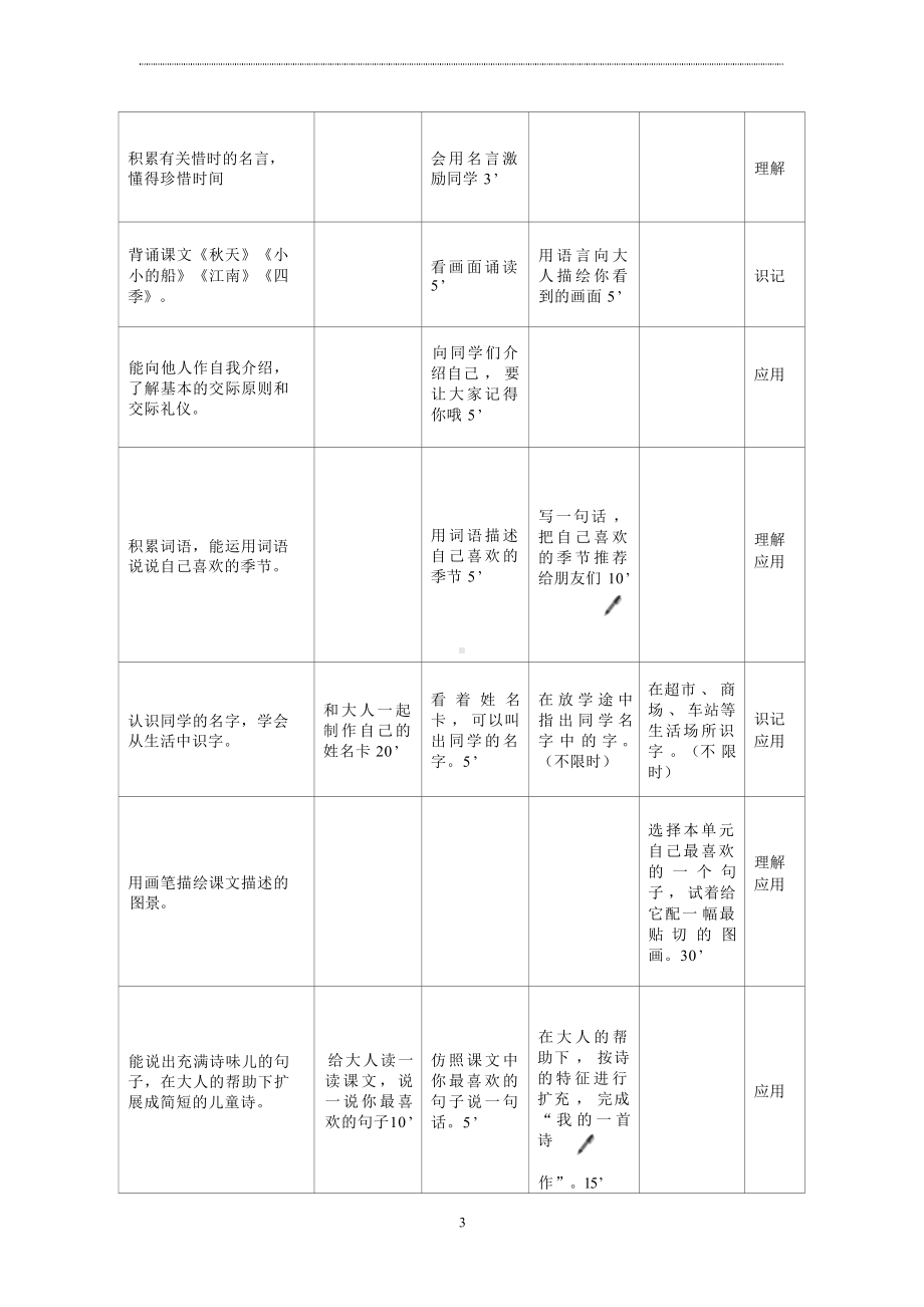 语文新课标下大单元作业设计：部编版《语文》一年级上册四单元.docx_第3页