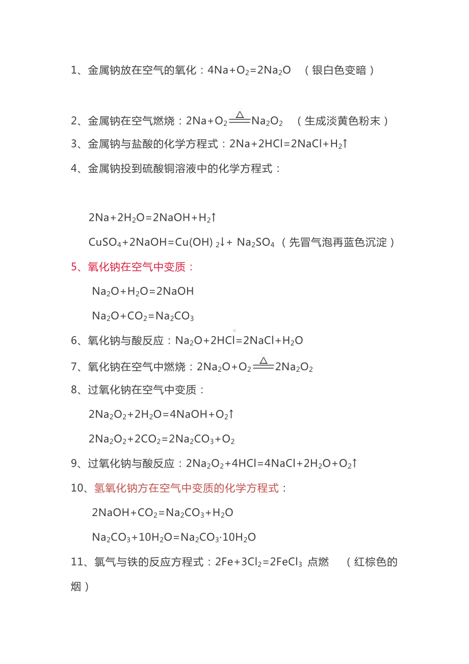 化学高一无机方程式大总结.docx_第1页