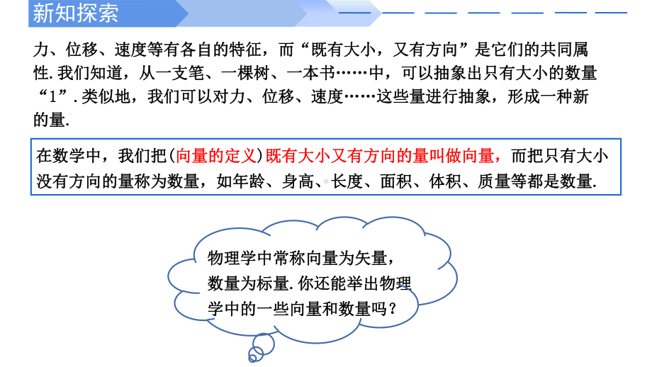 数学人教A版高中必修二（2019新编）6-1 平面向量的概念（课件）.pptx_第3页