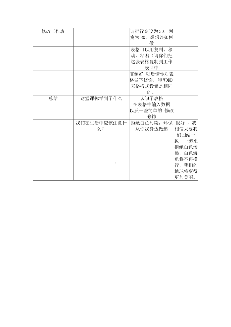 第九课 太阳能能源调查-电子表格的制作 教案（表格式）-2023秋浙教版（广西、宁波）七年级上册《信息技术》.docx_第3页