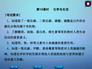 中考化学基础复习时化学与生活新人教版课件.pptx