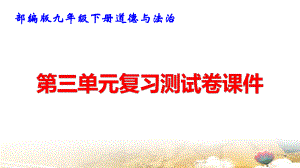 部编版九年级下册道德与法治第三单元复习测试卷课件42张.pptx