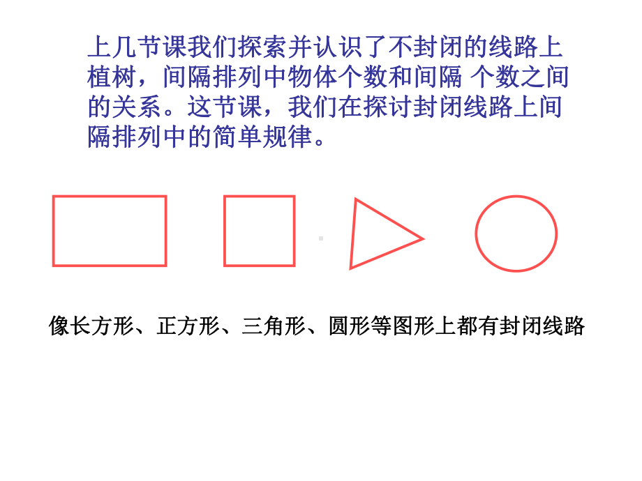 人教版五级上册数学植树问题封闭图形的植树问题课件.pptx_第2页