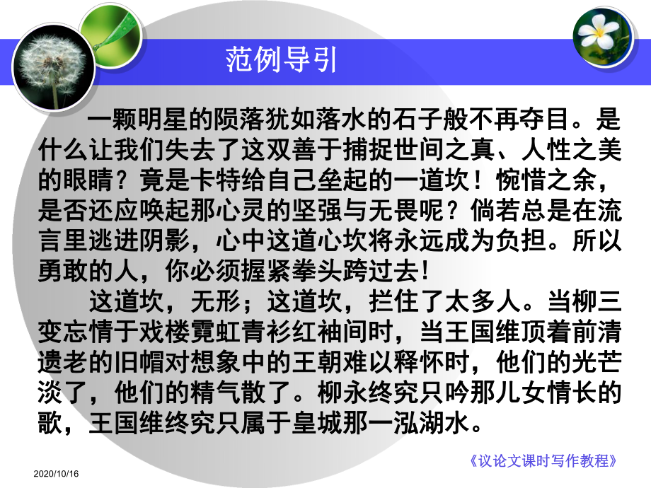 事实论据的运用：繁例点例结合资料教学课件.ppt_第3页