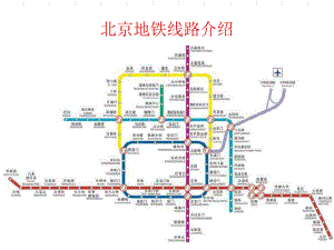 北京地铁线路介绍课件.ppt