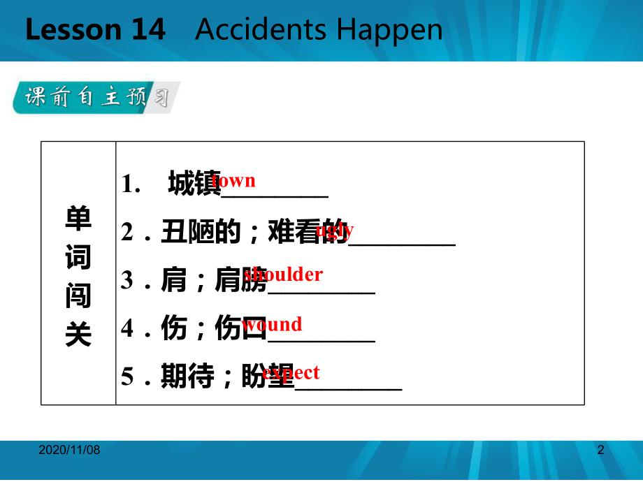 冀教版九年级上册英语-《Accidents-Happen》Safety-教学课件2.pptx_第2页