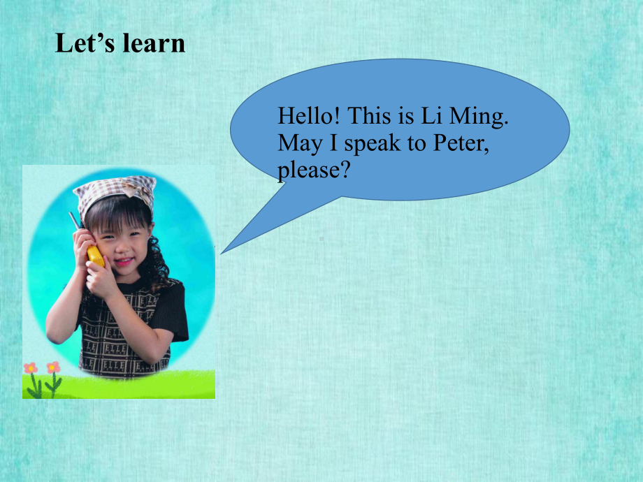 北京课改版四年级上册英语课件UNIT TWO MAY I SPEAK TO MIKE？ Lesson 6.pptx_第3页