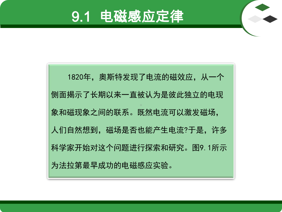 大学物理教程讲义第九章电磁场与麦克斯韦方程组课件.ppt_第3页