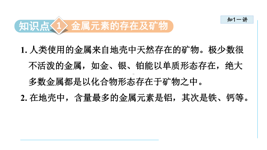 科粤版化学九年级下册6-3 金属矿物与冶炼.ppt_第3页