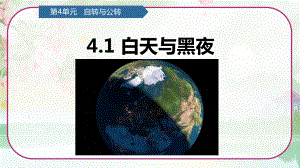 第4单元 自转与公转 4.1 白天与黑夜 （ppt课件）(共15张PPT)-2023新青岛版（六三制）六年级上册《科学》.pptx