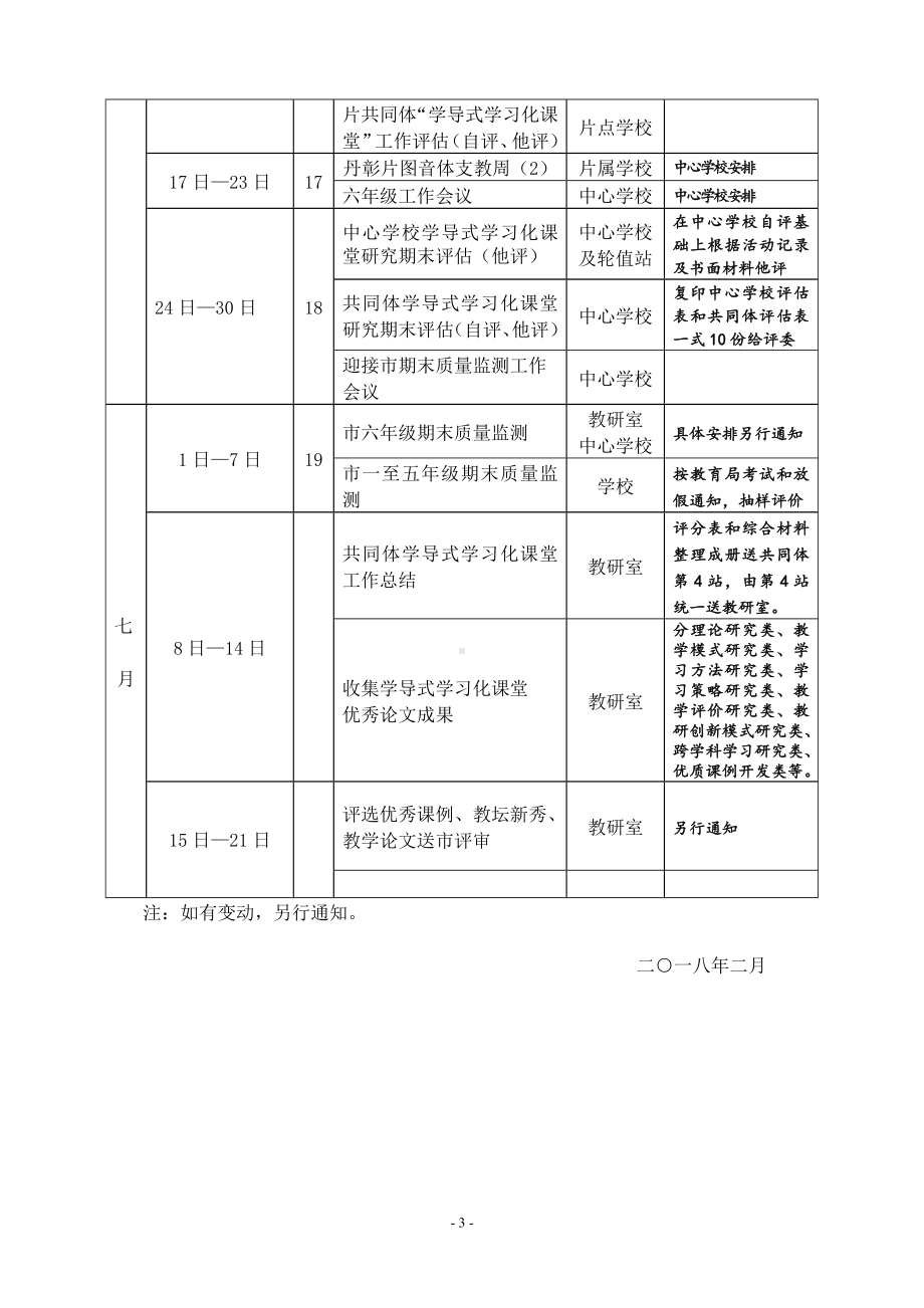 2018上半年教研活动安排.doc_第3页