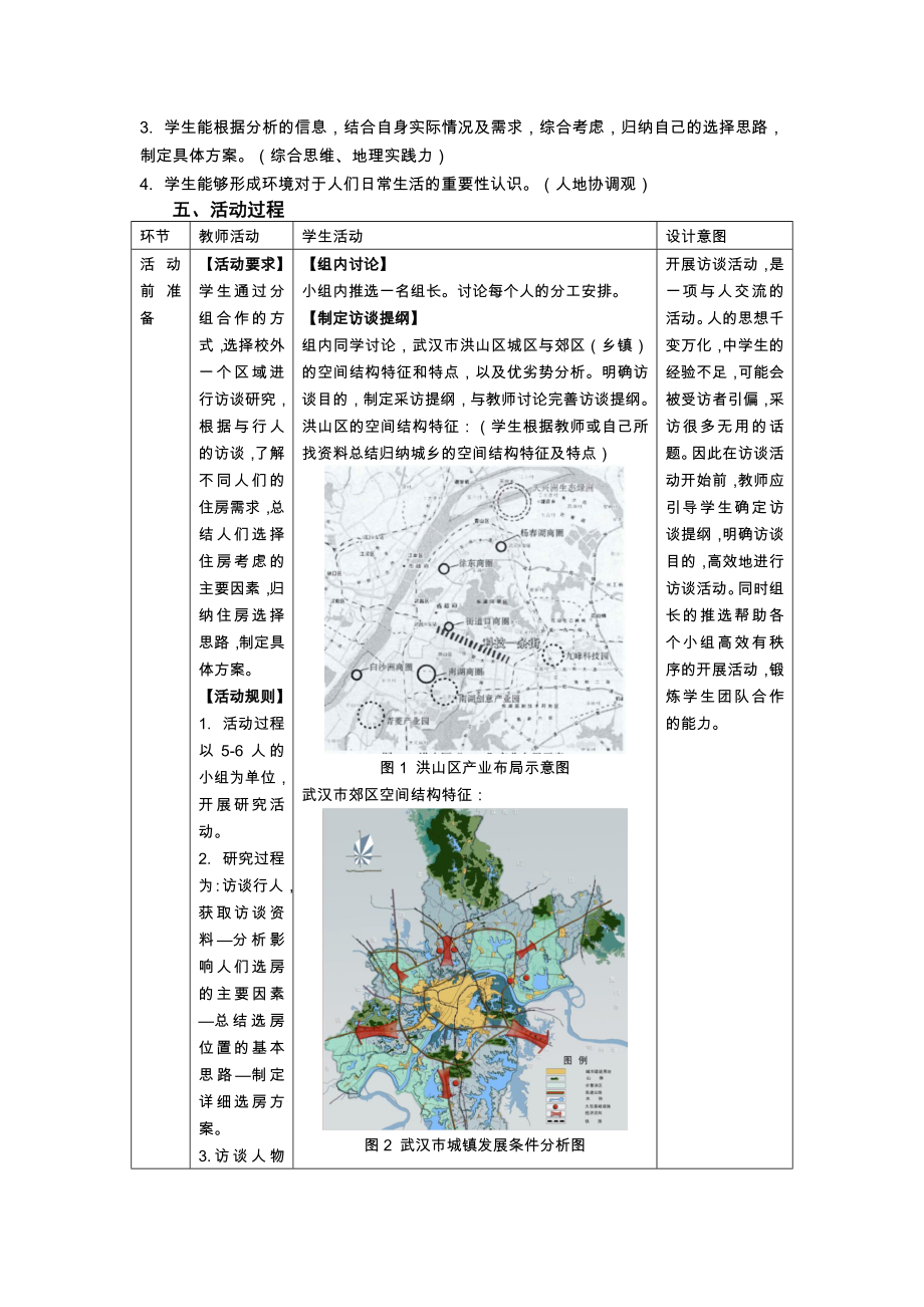 地理人教版高中必修二（2019年新编）从市中心到郊区你选择住在哪里 教学设计.docx_第2页