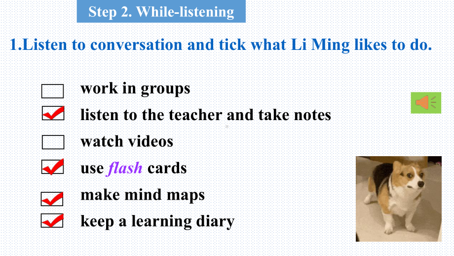 英语人教版高中必修一（2019新编）Welcome Unit Listening and talking -（课件）.pptx_第3页