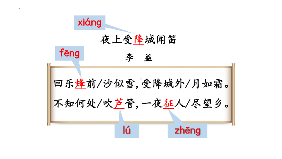 第三单元课外古诗词诵读《夜上受降城闻笛》ppt课件（共17张PPT）-2023秋部编版语文七年级上册.pptx_第3页