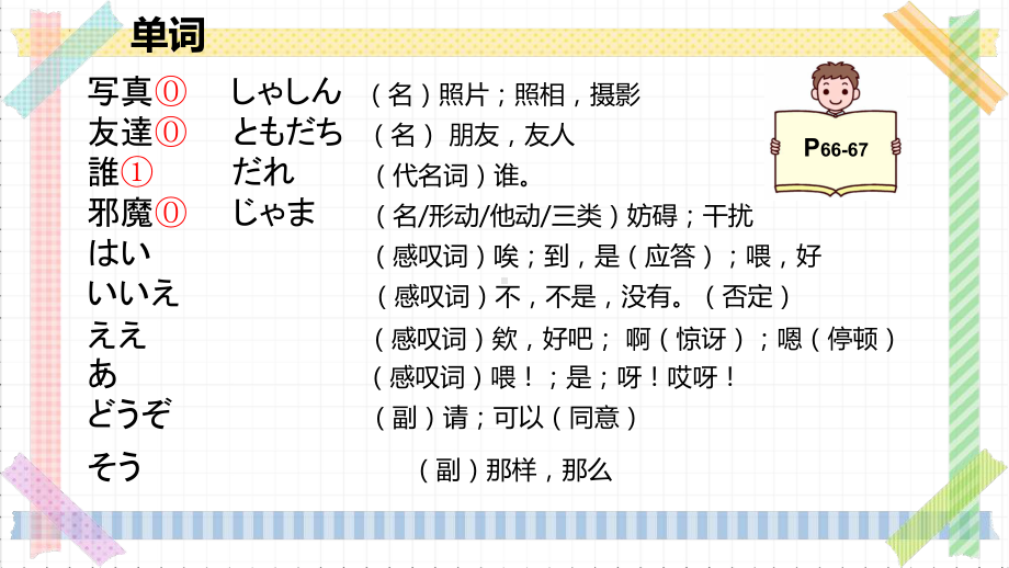 第5课 家族の写真 第3课时ppt课件 -人教版日语七年级.pptx_第3页