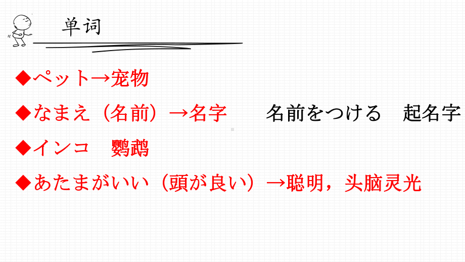 第3課 ペット ppt课件 人教版日语八年级 .pptx_第3页