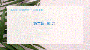 2023冀人版二年级上册科学ppt课件-2 剪刀 ppt课件（共11张PPT）.pptx