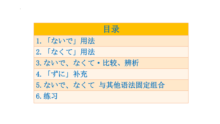 2024届高考日语：一轮复习 高频考点（ないで、なくて）（适合艺体生）ppt课件.pptx_第2页