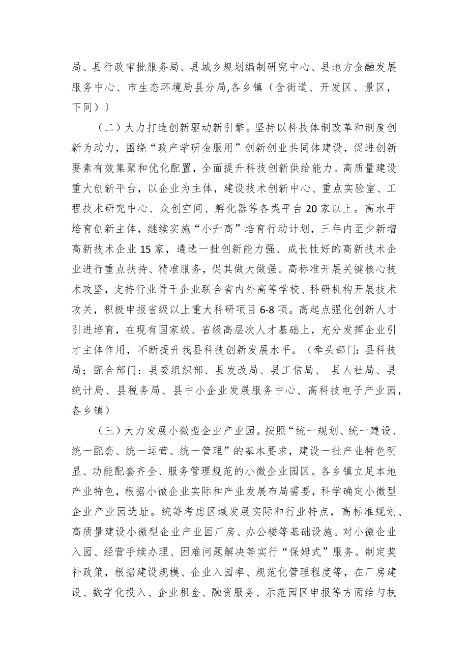 坚持高质量发展加快工业强县建设三年行动实施方案.docx_第3页