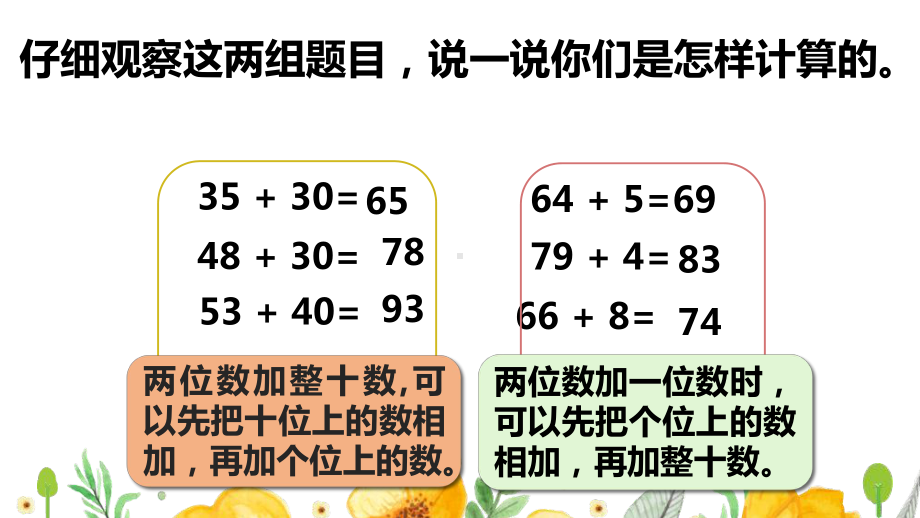 人教版数学三年级（上）第二单元第1课时《口算两位数加两位数》优课课件.pptx_第2页