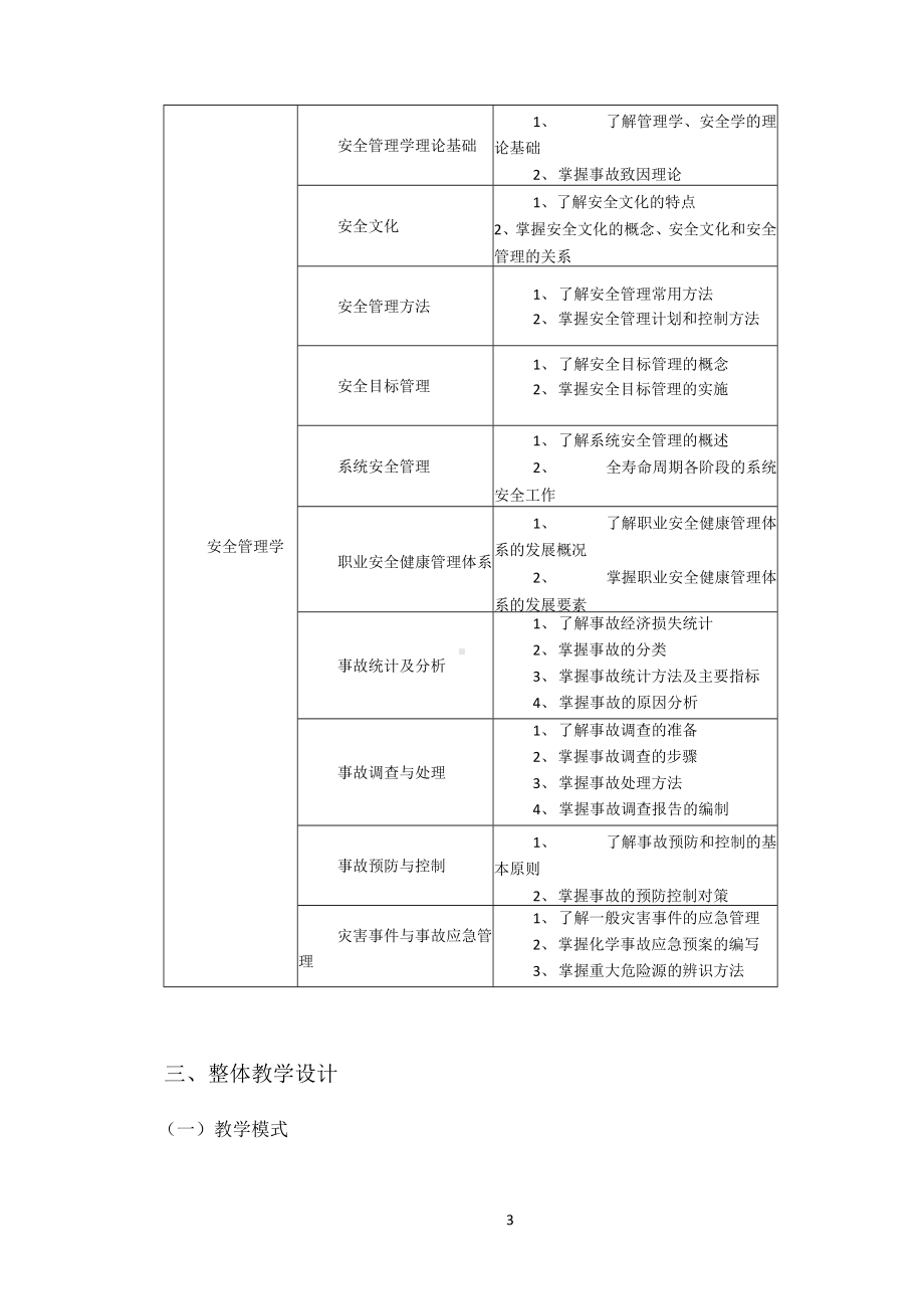 《安全管理学》课程标准.docx_第3页